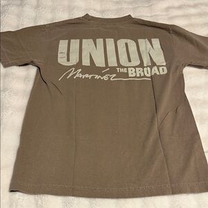New size small - UNION Faded Brown Pocket Tee